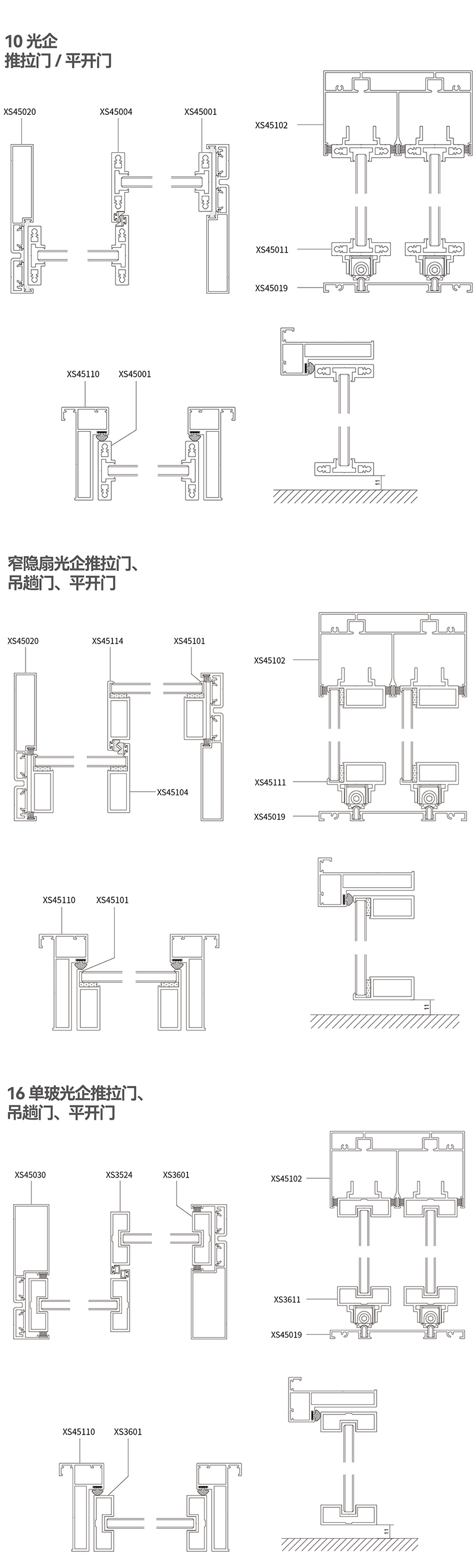 極窄門型材廠家